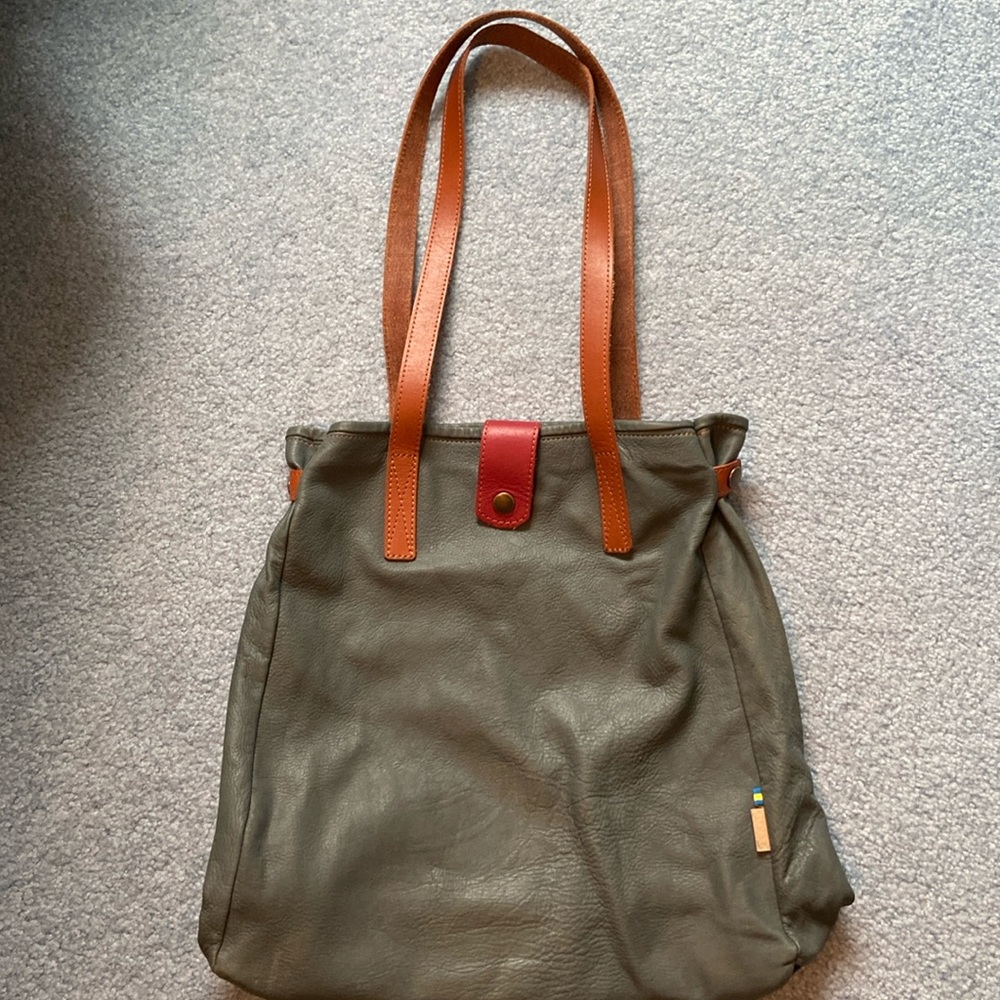 Swedish Kero Leather Tote Bag